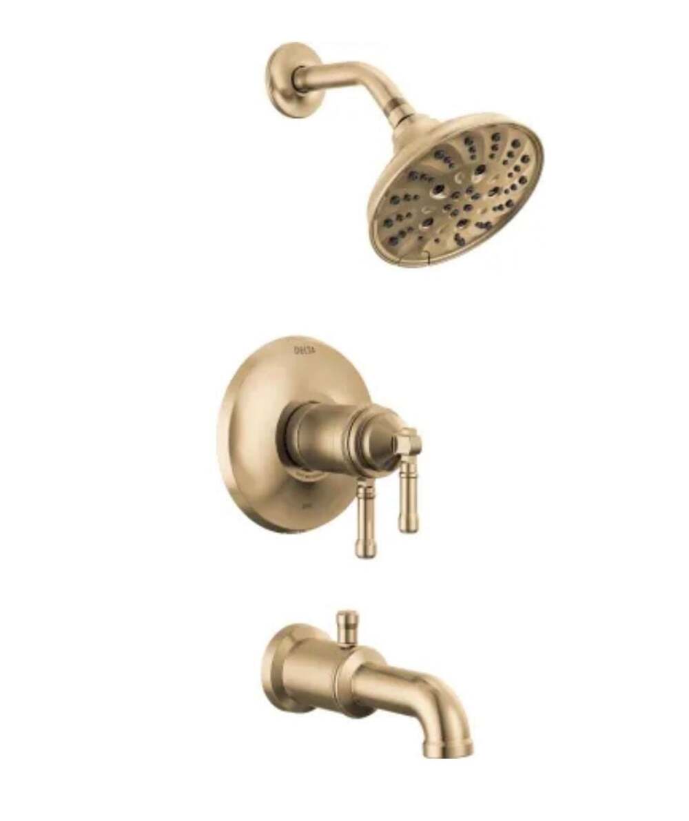 Delta Broderick Lumicoat 17T Series Tub Shower Trim T17T484-CZ-PR